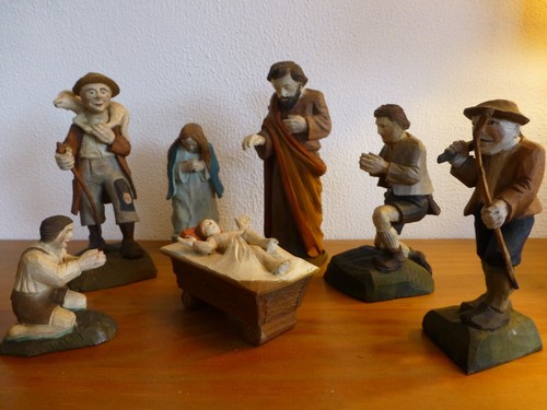 Krippen figuren sehr alt - figuren,,
