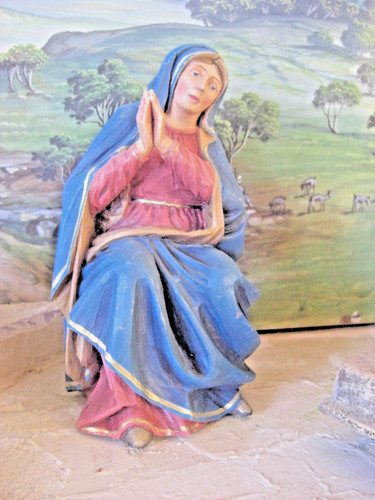 Alte sehr große krippenfigur - alte,