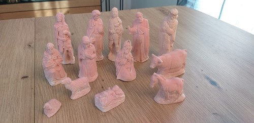 Krippenfiguren kunststein - 13,