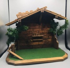 Stall Krippe Holz für Barock