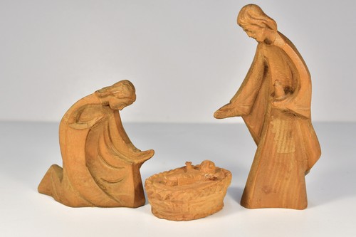 Geschnitzte krippenfiguren - krippenfiguren, /