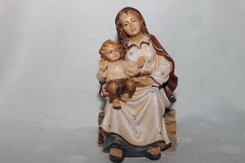Krippenfigur massiv hirtin - krippenfigur, "hirtin