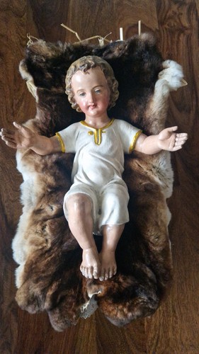 Alte krippenfiguren jesuskind - alte,