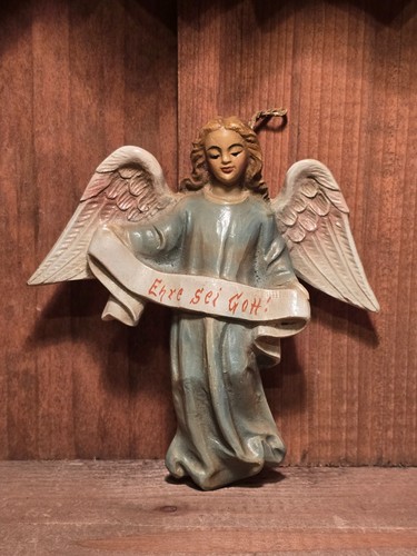 Krippenfigur alt gloria engel - gloria,