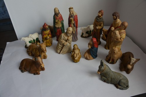 Krippenfiguren handbemalt - krippenfiguren,,