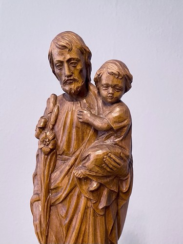 Heiliger josef mit jesuskind - heiliger,