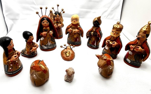 Vintage mexikanische krippe - vintage,