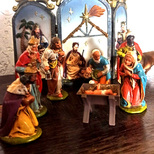 Krippefiguren teilig - krippefiguren, 14