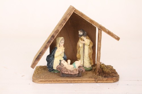 Alte weihnachtskrippe heilige - weihnachtskrippe,