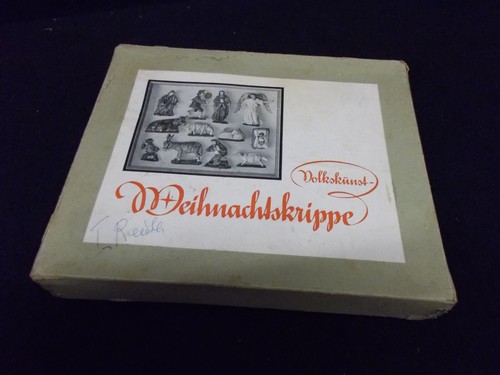 Volkskunst-Weihnachtskrippe