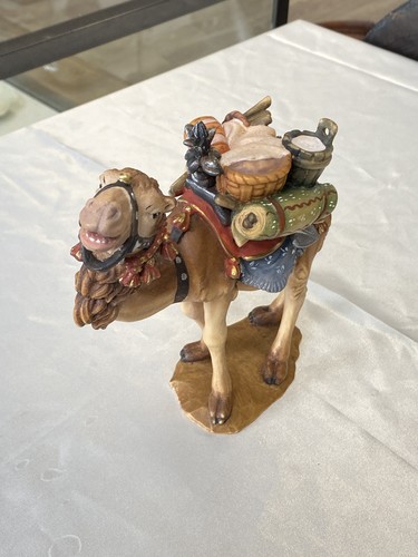 Krippenfigur kamel mit gepäck - mit,
