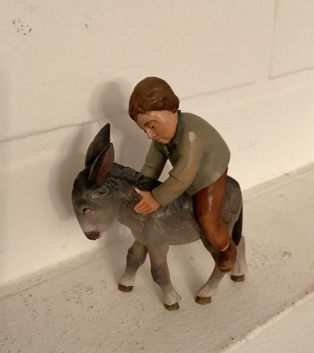 Junge auf esel heinzeller - junge, esel,