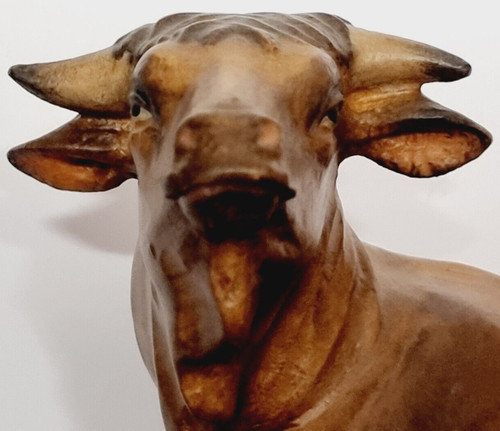 Grödnertal krippenfigur kuh - grödnertal,