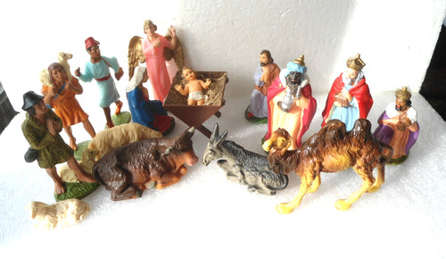 Alte krippenfiguren heilige - 15, krippenfiguren,heilige