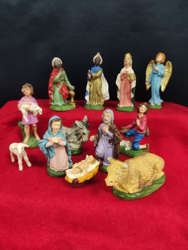 Krippenfiguren 12x italien - 12x,,
