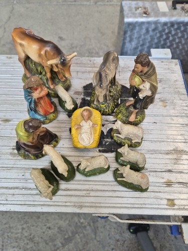 Krippenfiguren krippe gips - krippe,