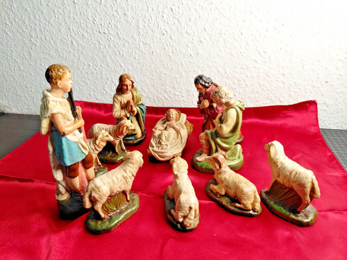 Antike weihnachtskrippe aus - weihnachtskrippe,