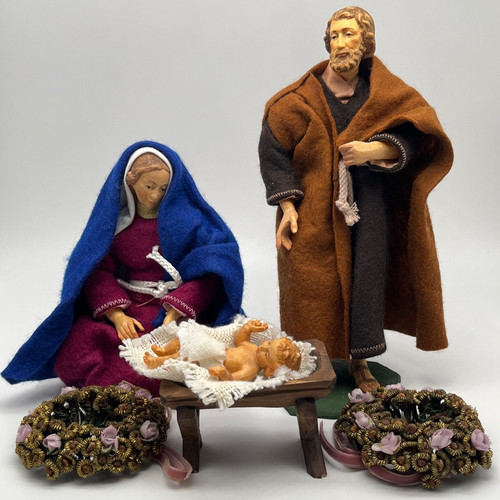 Krippenfiguren lang sel - lang, sel.