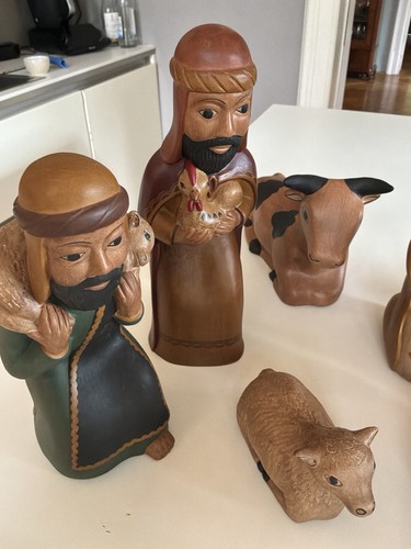 Große weihnachtskrippe aus - große,