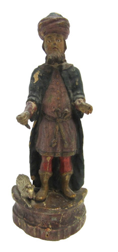 Krippenfigur heiliger könig - heiliger,