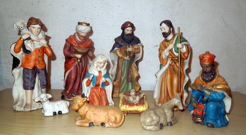 Große krippenfiguren - 10,