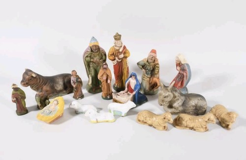 Antike krippenfiguren maria - krippenfiguren,