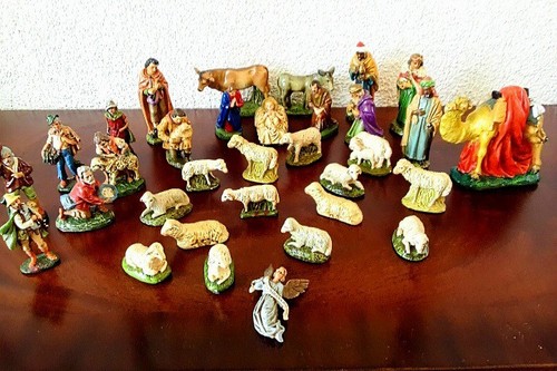 Sehr alte krippenfiguren - alte,
