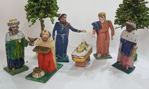 Alte grulich krippen - krippen, figuren