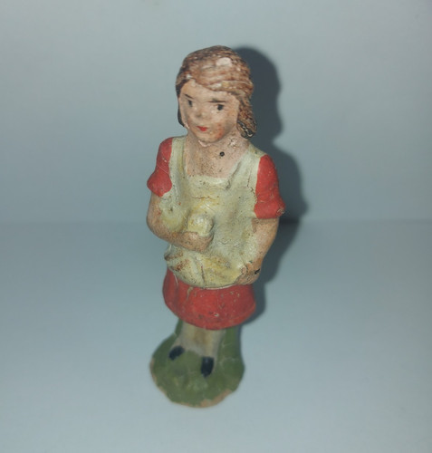 Alte massefigur mädchen - massefigur,