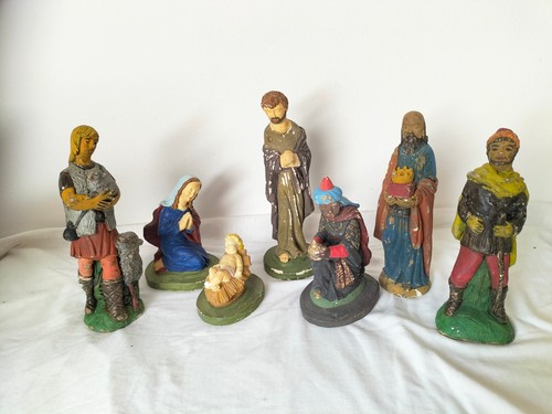Vintage weihnachtskrippe - vintage,