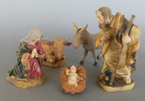 Krippen figuren teilig set - krippen, 5-teilig