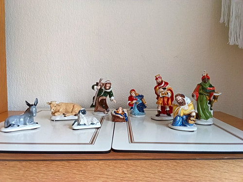 Krippenfiguren set heilige - krippenfiguren, set: