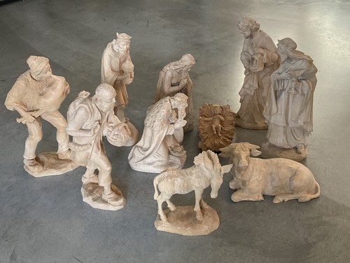 10x große krippenfiguren - 10x,