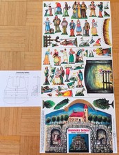 Weihnachtskrippe Papier Pappe