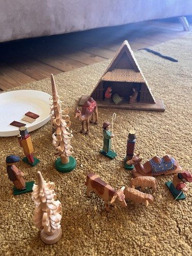 Holz weihnachtskrippe emil - holz,