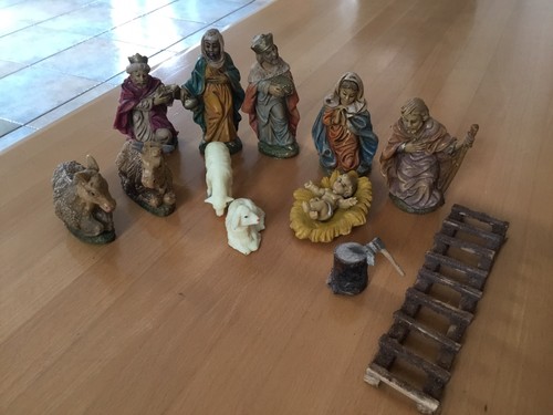 Krippenfiguren alt vintage - krippenfiguren,